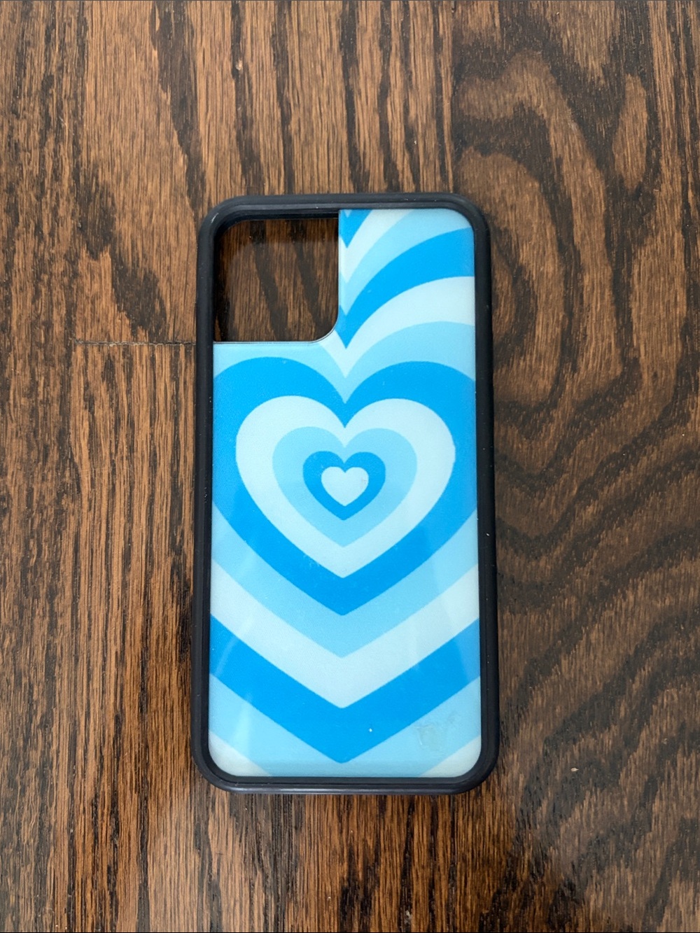 Wildflowers Blue Heart Stripe Phone Case